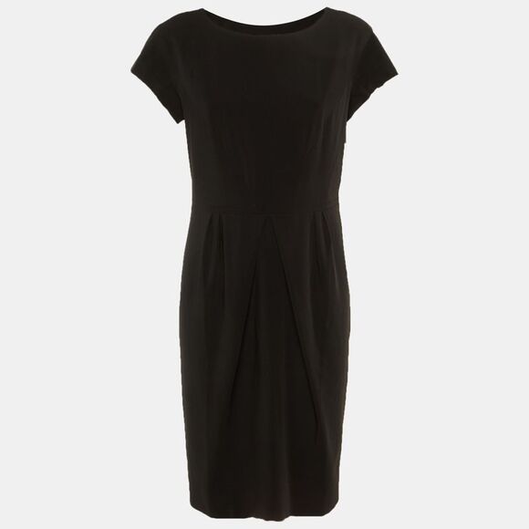 max mara black dress Black Bridesmaid Dress 2021 Crepe Satin Strapless Maxi Dress Blush Pink / Custom Size main image 1